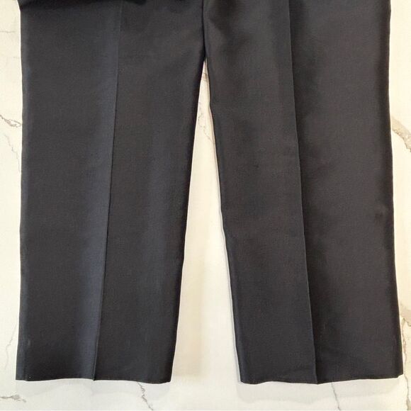 Talbots | Pure Silk Women’s Black Lined Dress Pants - Picture 11 of 14
